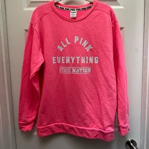VS Pink Oversized Sweatshirt